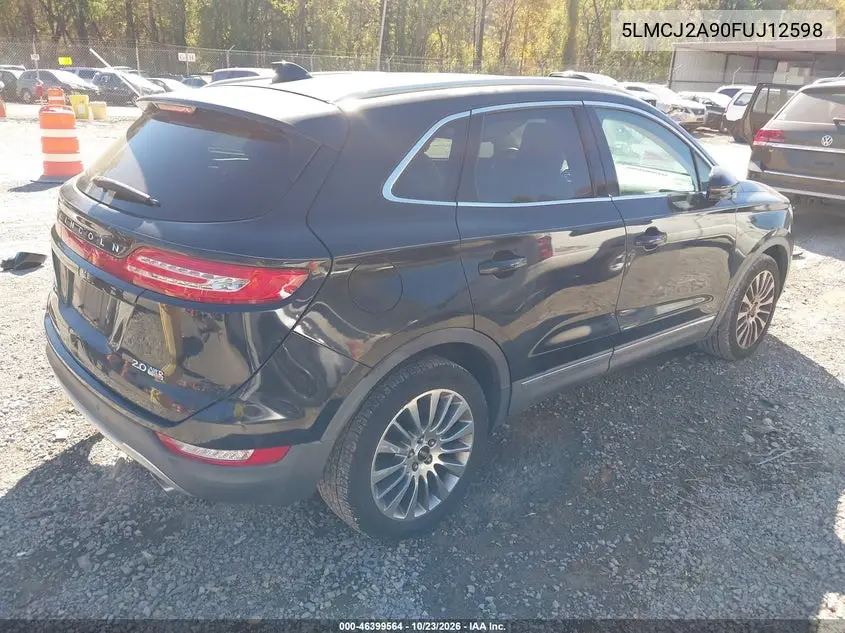 LINCOLN MKC 2015, VIN 5LMCJ2A90FUJ12598