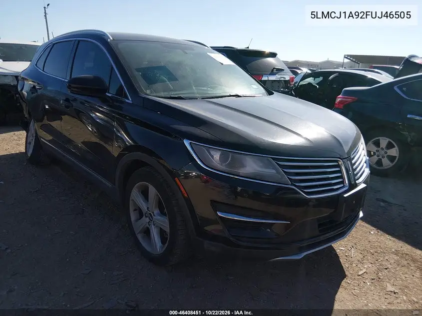 LINCOLN MKC 2015, VIN 5LMCJ1A92FUJ46505