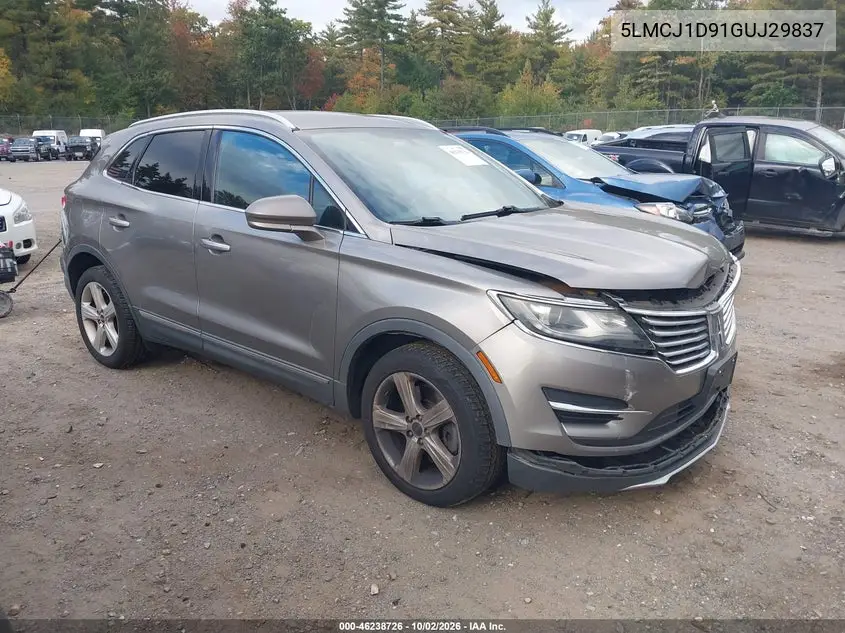 LINCOLN MKC 2016, VIN 5LMCJ1D91GUJ29837