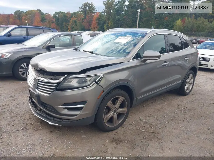 2016 LINCOLN MKC VIN 5LMCJ1D91GUJ29837 — фото 2