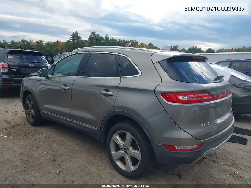 2016 LINCOLN MKC VIN 5LMCJ1D91GUJ29837 — фото 3