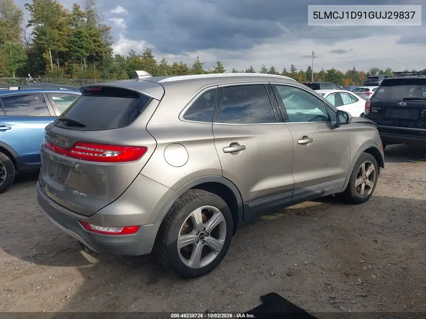 2016 LINCOLN MKC VIN 5LMCJ1D91GUJ29837 — фото 4