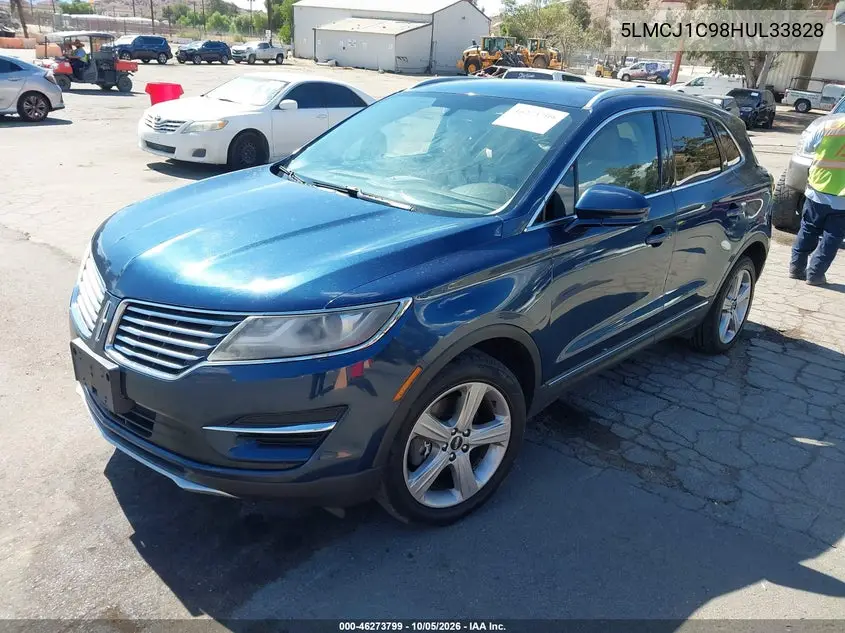 2017 LINCOLN MKC VIN 5LMCJ1C98HUL33828 — фото 2
