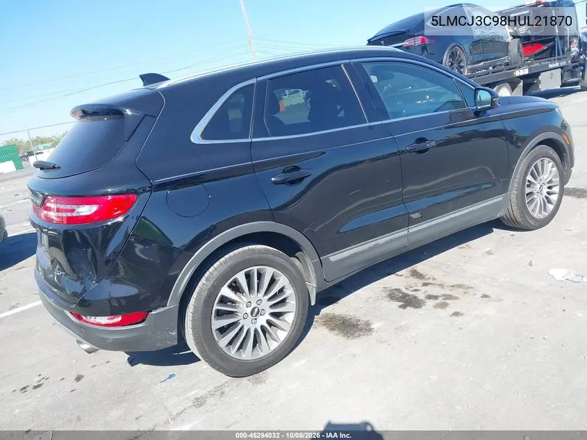 2017 LINCOLN MKC VIN 5LMCJ3C98HUL21870 — фото 4
