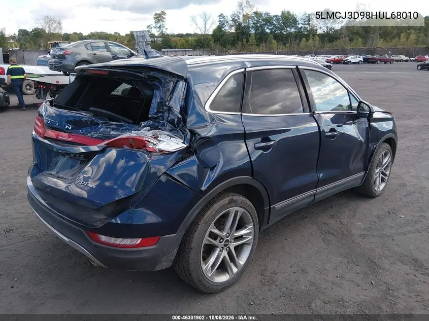 2017 LINCOLN MKC VIN 5LMCJ3D98HUL68010 — фото 4