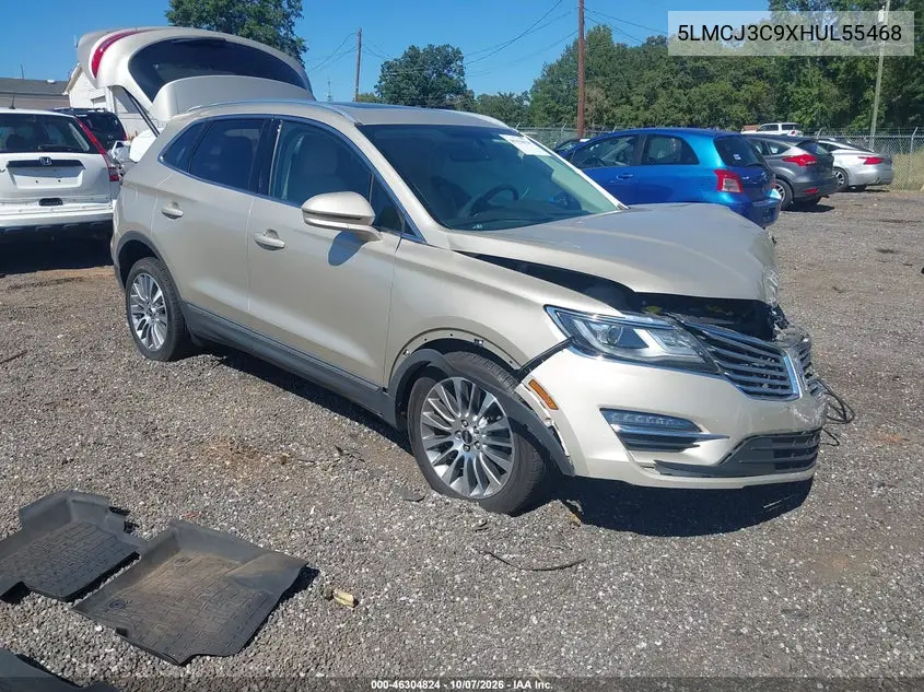 LINCOLN MKC 2017, VIN 5LMCJ3C9XHUL55468
