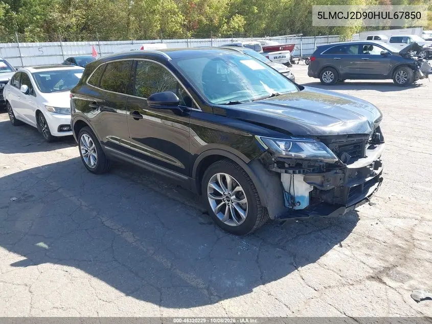 LINCOLN MKC 2017, VIN 5LMCJ2D90HUL67850