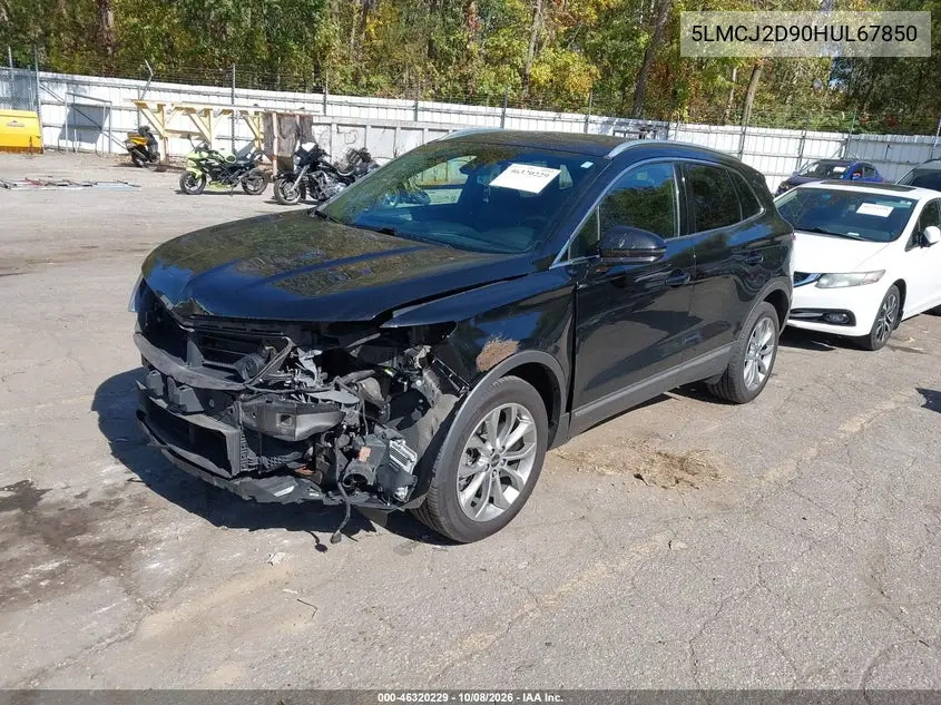 2017 LINCOLN MKC VIN 5LMCJ2D90HUL67850 — фото 2
