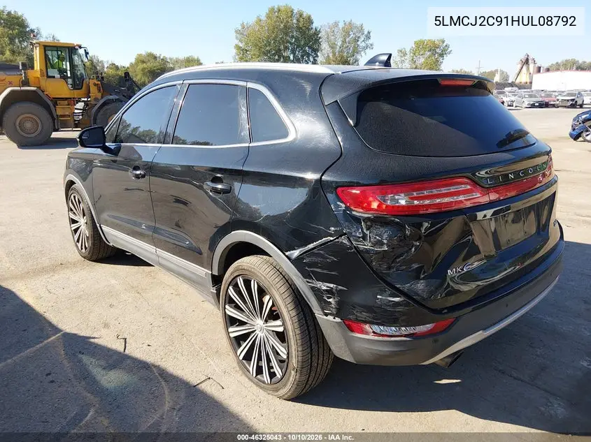 2017 LINCOLN MKC VIN 5LMCJ2C91HUL08792 — фото 3