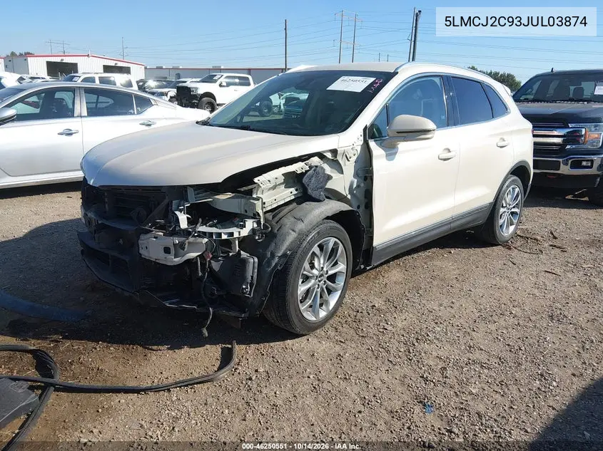 2018 LINCOLN MKC VIN 5LMCJ2C93JUL03874 — фото 2