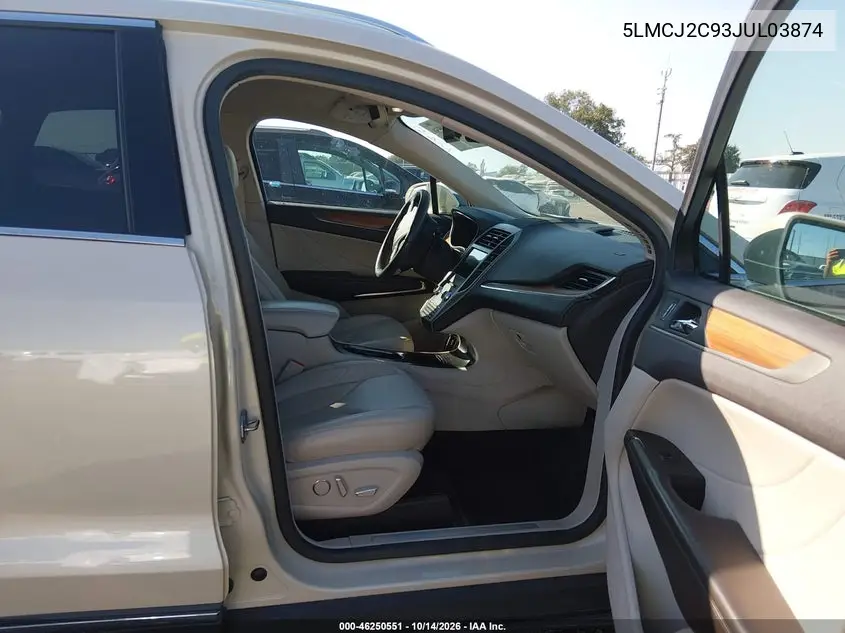 2018 LINCOLN MKC VIN 5LMCJ2C93JUL03874 — фото 5