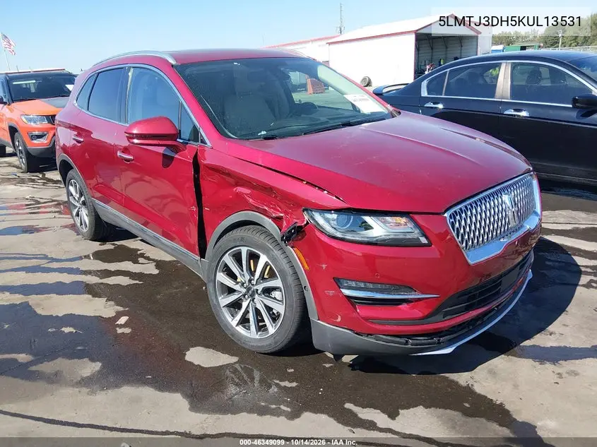 LINCOLN MKC 2019, VIN 5LMTJ3DH5KUL13531