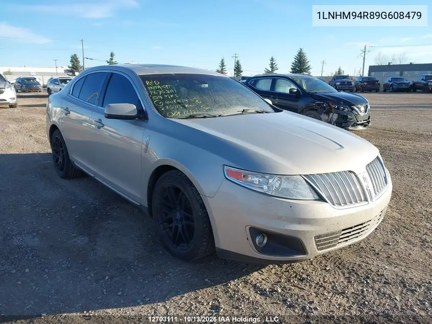 LINCOLN MKS 2009, VIN 1LNHM94R89G608479