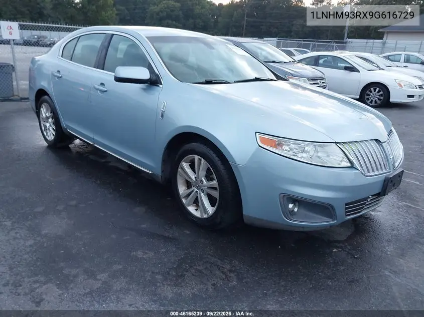 LINCOLN MKS 2009, VIN 1LNHM93RX9G616729