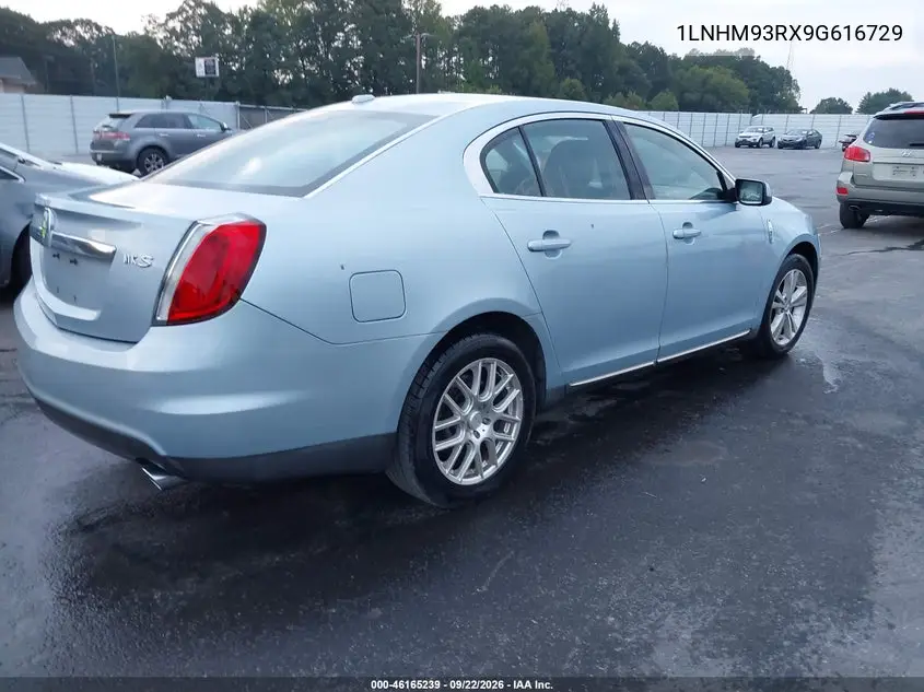 2009 LINCOLN MKS VIN 1LNHM93RX9G616729 — фото 4