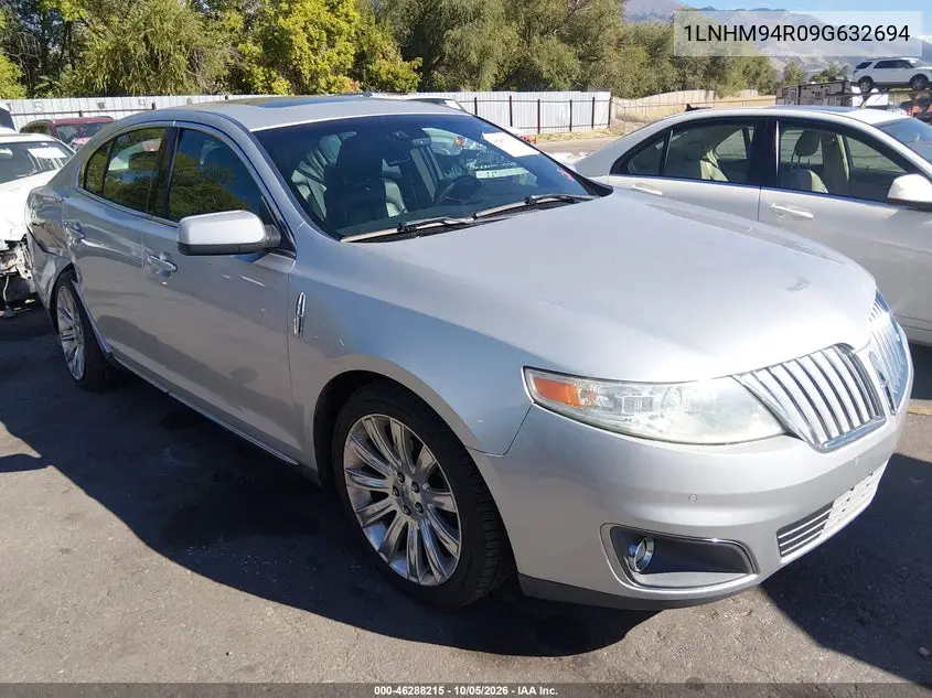 LINCOLN MKS 2009, VIN 1LNHM94R09G632694