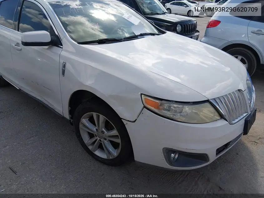 LINCOLN MKS 2009, VIN 1LNHM93R29G620709