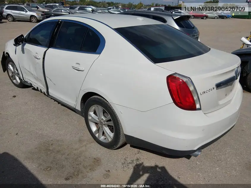 2009 LINCOLN MKS VIN 1LNHM93R29G620709 — фото 3