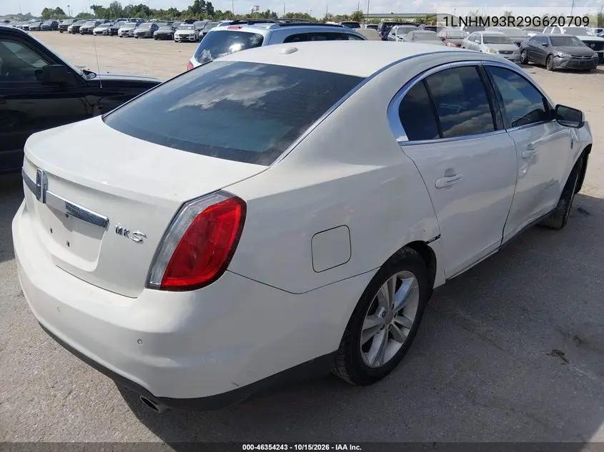2009 LINCOLN MKS VIN 1LNHM93R29G620709 — фото 4