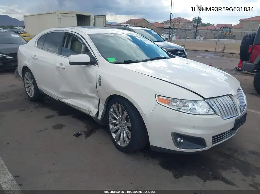 LINCOLN MKS 2009, VIN 1LNHM93R59G631834