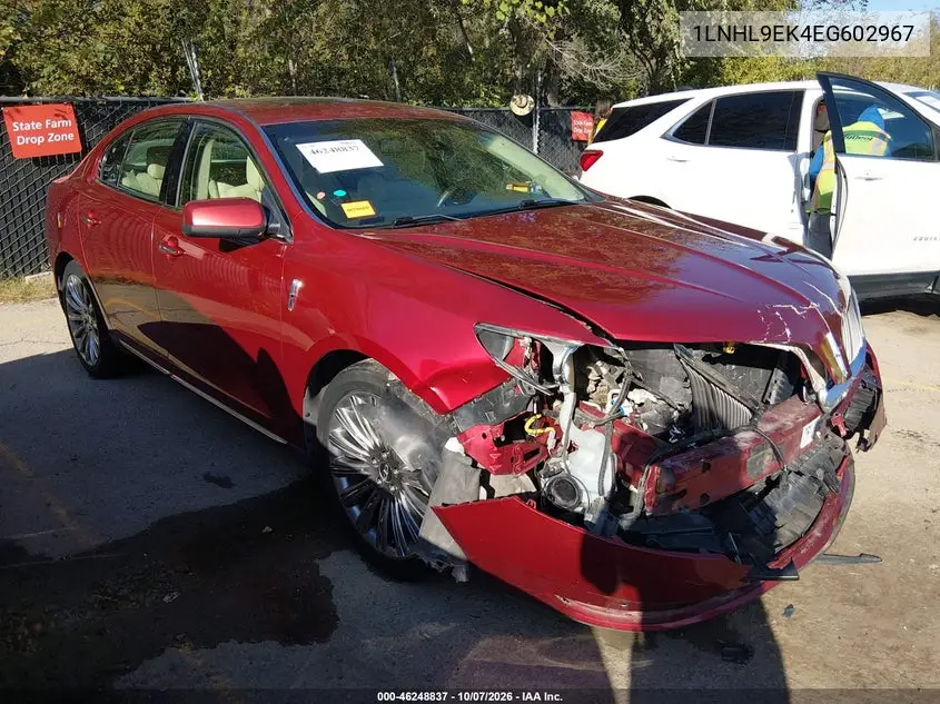 LINCOLN MKS 2014, VIN 1LNHL9EK4EG602967