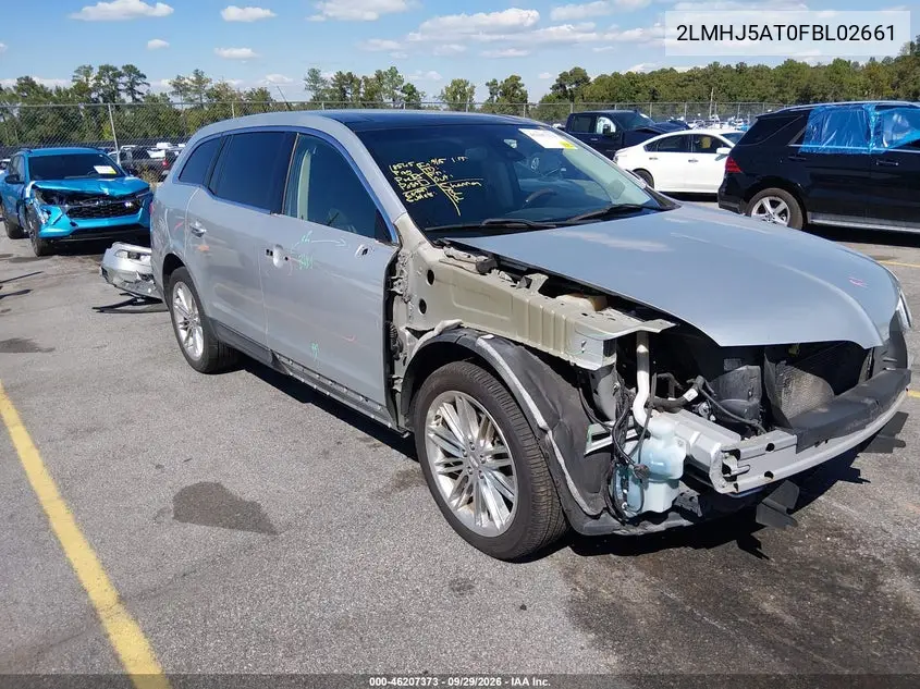 LINCOLN MKT 2015, VIN 2LMHJ5AT0FBL02661