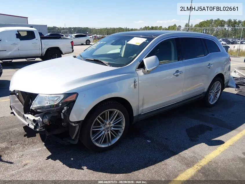 2015 LINCOLN MKT VIN 2LMHJ5AT0FBL02661 — фото 2