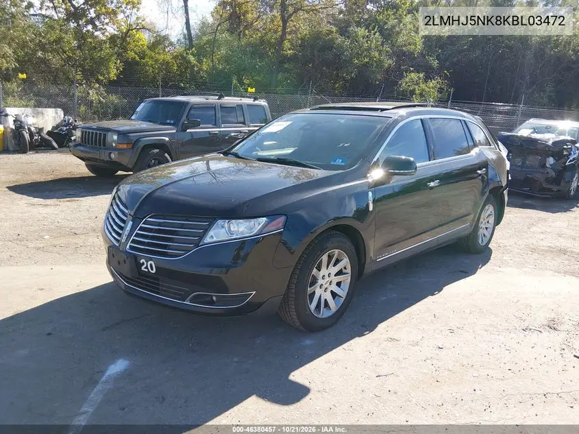 2019 LINCOLN MKT VIN 2LMHJ5NK8KBL03472 — фото 2
