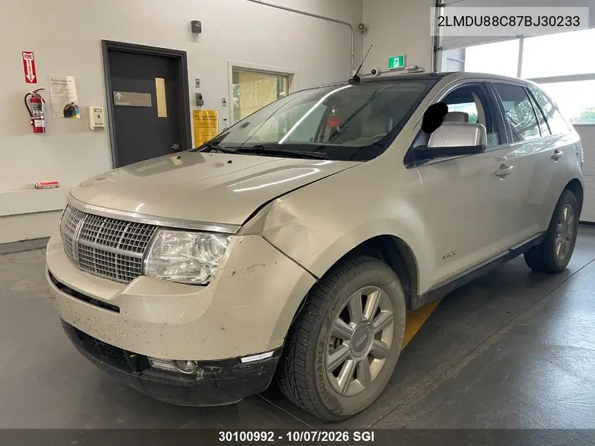 LINCOLN MKX 2007, VIN 2LMDU88C87BJ30233