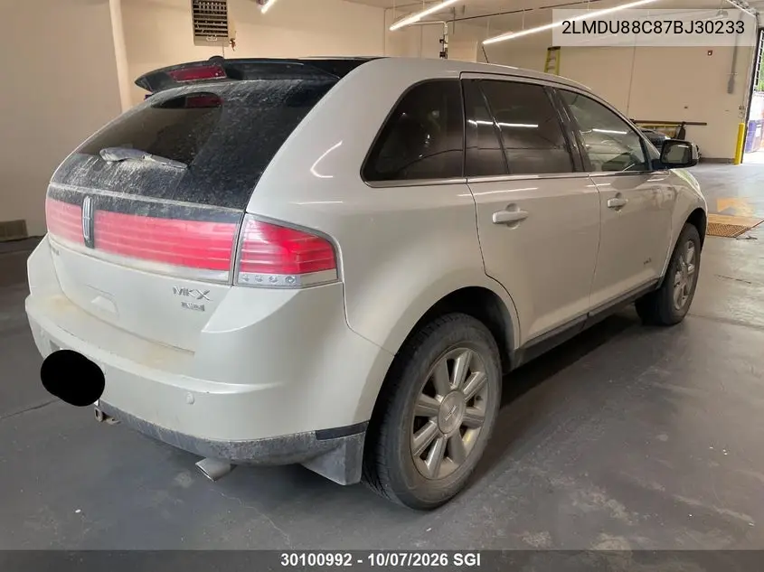 2007 LINCOLN MKX VIN 2LMDU88C87BJ30233 — фото 4