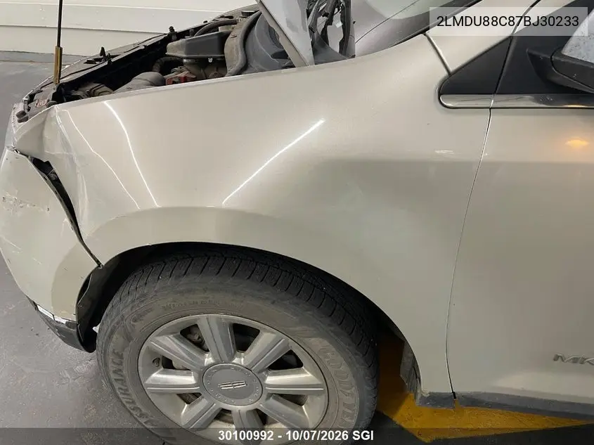 2007 LINCOLN MKX VIN 2LMDU88C87BJ30233 — фото 7