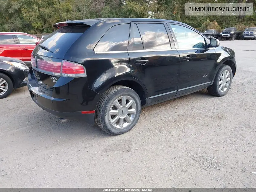 2007 LINCOLN MKX VIN 2LMDU88C97BJ38583 — фото 4