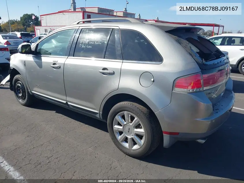 2008 LINCOLN MKX VIN 2LMDU68C78BJ09167 — фото 3