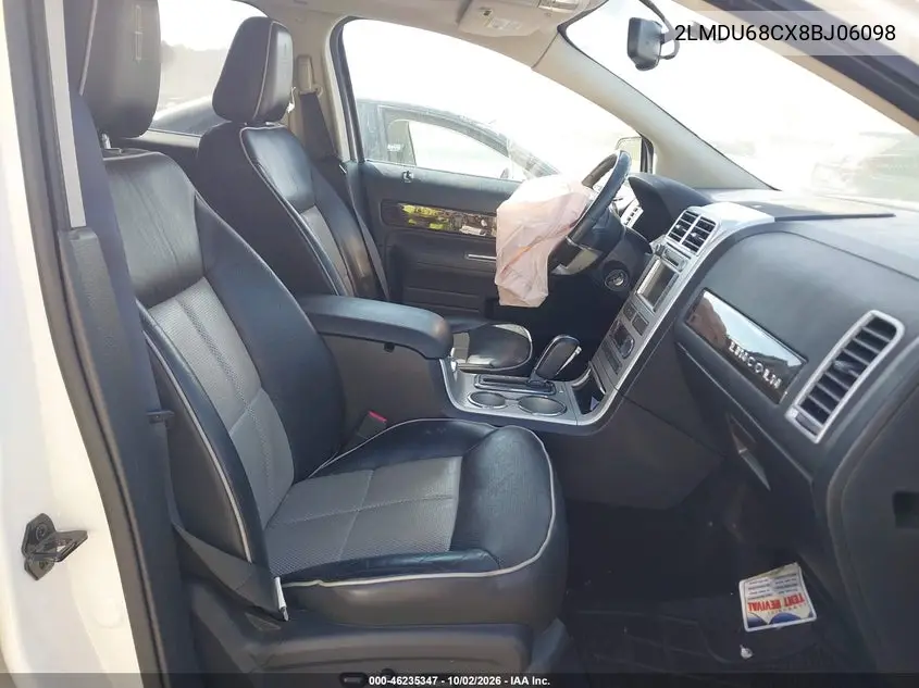 2008 LINCOLN MKX VIN 2LMDU68CX8BJ06098 — фото 5
