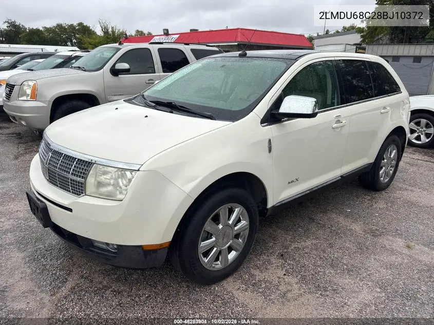 2008 LINCOLN MKX VIN 2LMDU68C28BJ10372 — фото 2