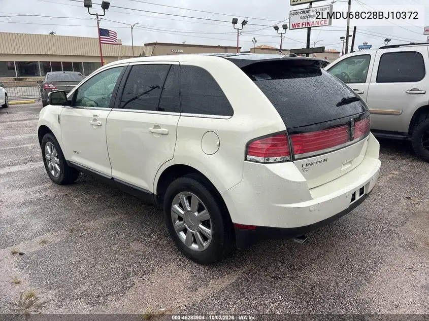 2008 LINCOLN MKX VIN 2LMDU68C28BJ10372 — фото 3