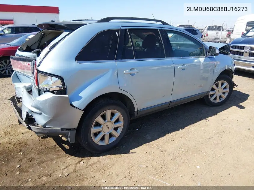 2008 LINCOLN MKX VIN 2LMDU68C88BJ16273 — фото 4