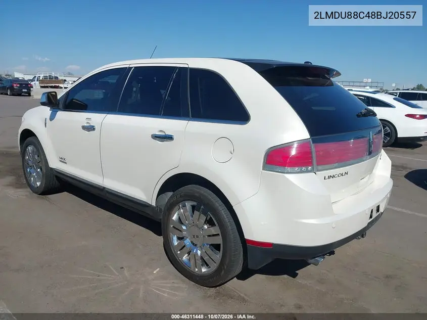 2008 LINCOLN MKX VIN 2LMDU88C48BJ20557 — фото 3