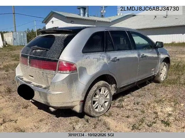 2010 LINCOLN MKX VIN 2LMDJ8JC6ABJ34730 — фото 3