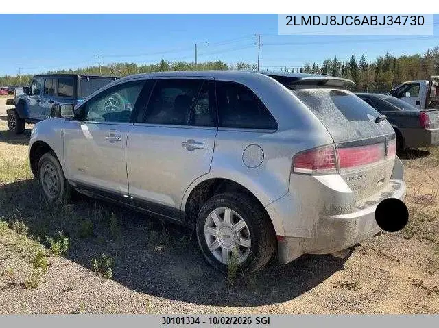 2010 LINCOLN MKX VIN 2LMDJ8JC6ABJ34730 — фото 4
