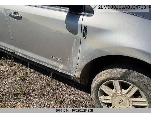2010 LINCOLN MKX VIN 2LMDJ8JC6ABJ34730 — фото 5