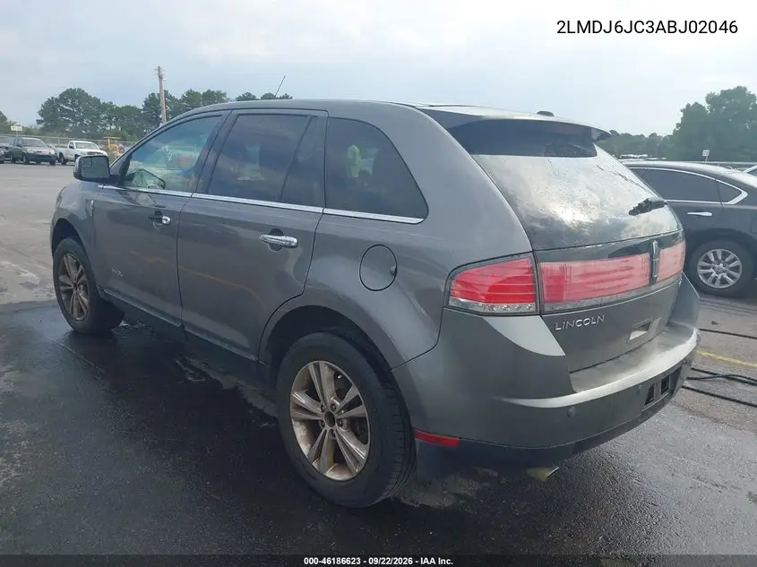 2010 LINCOLN MKX VIN 2LMDJ6JC3ABJ02046 — фото 3