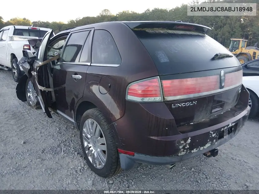 2010 LINCOLN MKX VIN 2LMDJ8JC8ABJ18948 — фото 3