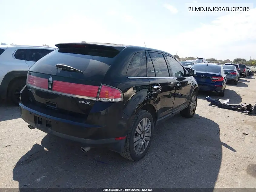 2010 LINCOLN MKX VIN 2LMDJ6JC0ABJ32086 — фото 4