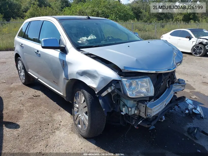 LINCOLN MKX 2010, VIN 2LMDJ8JC0ABJ26199