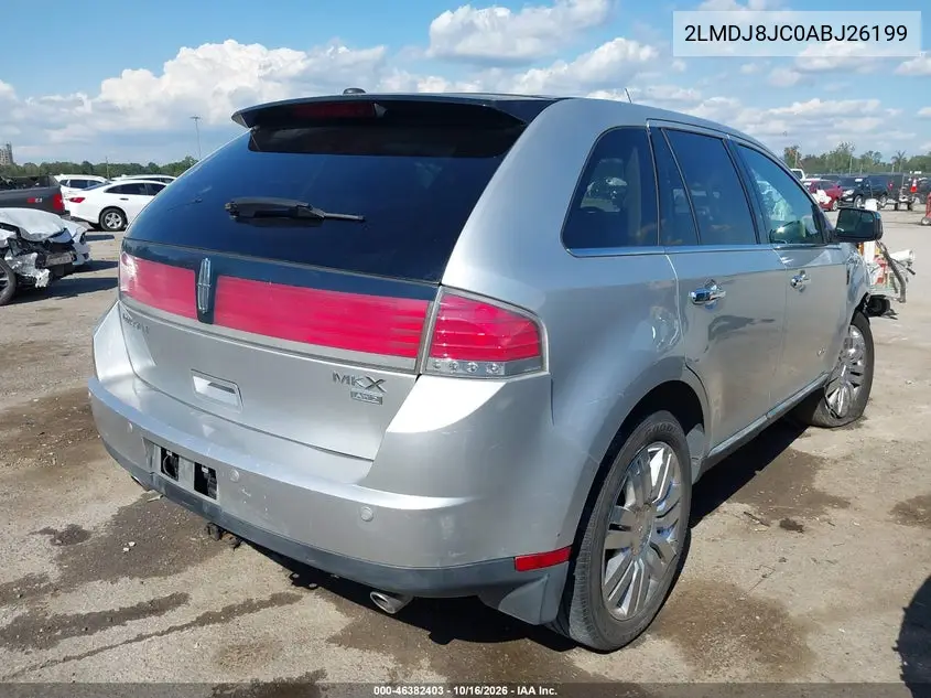 2010 LINCOLN MKX VIN 2LMDJ8JC0ABJ26199 — фото 4