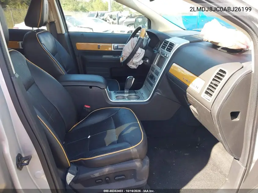 2010 LINCOLN MKX VIN 2LMDJ8JC0ABJ26199 — фото 5
