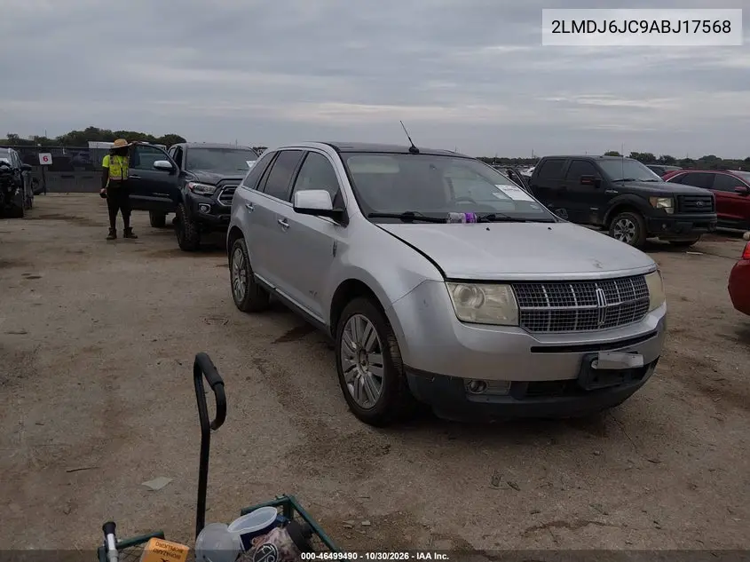 LINCOLN MKX 2010, VIN 2LMDJ6JC9ABJ17568