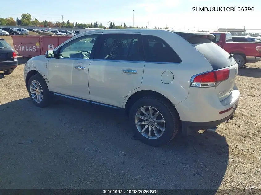 2012 LINCOLN MKX VIN 2LMDJ8JK1CBL06396 — фото 3