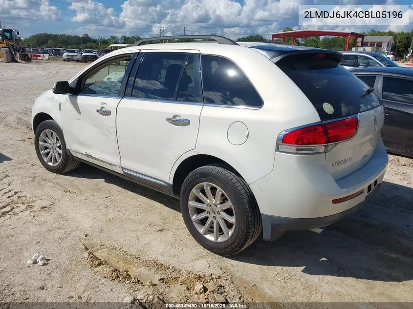 2012 LINCOLN MKX VIN 2LMDJ6JK4CBL05196 — фото 3